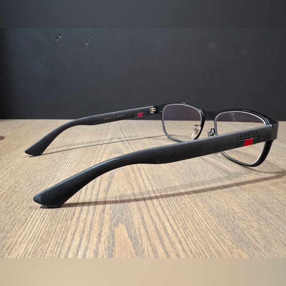 Gucci Men Urban GG00130 Black Prescription Eyeglasses with Case and Cloth. - Picture 8 of 16